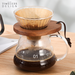 Ida Glass Coffee Dripper with Wooden Holder (Set)