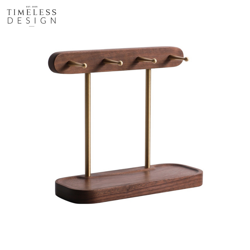 Ally Walnut Wood Key Storage Stand I Home Decor Malaysia I TIMELESS ...