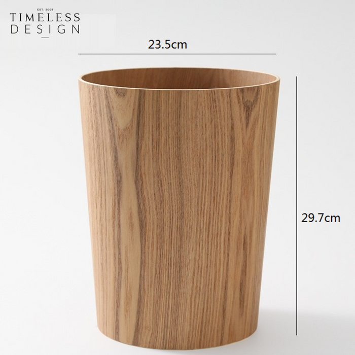 Hiroki Wooden Dustbin