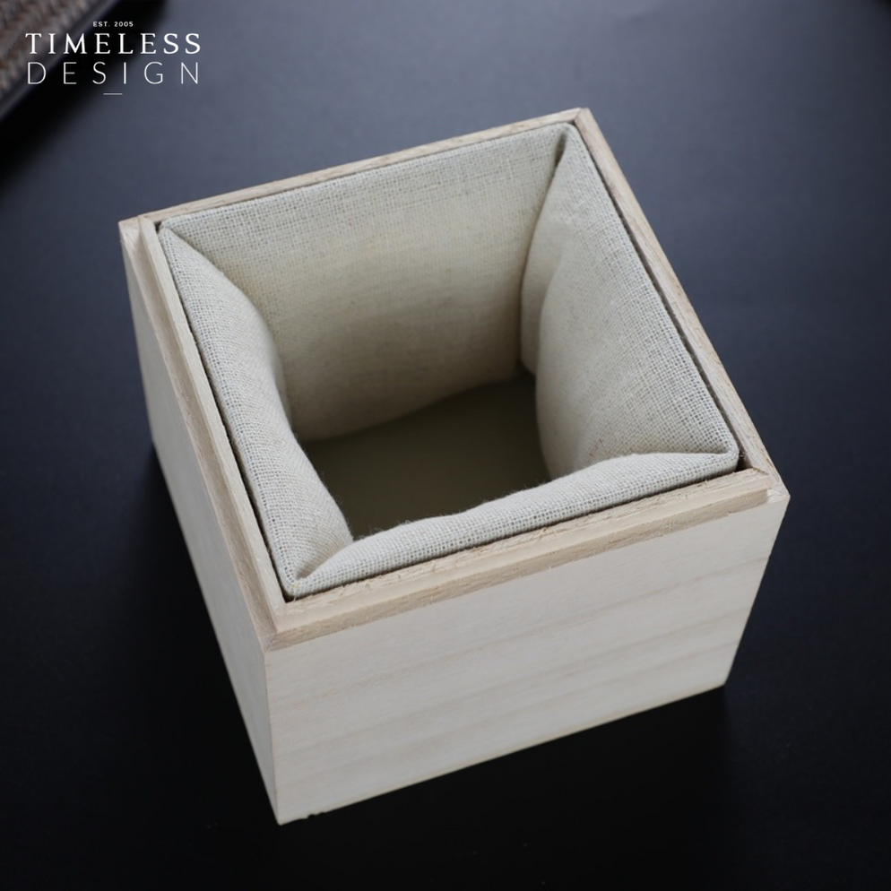Hiroto Wooden Drinking Glass Storage Box I Kotak hadiah cawan kaca