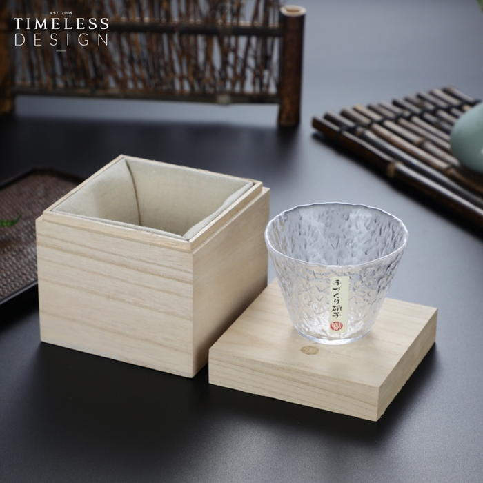 Hiroto Wooden Drinking Glass Storage Box