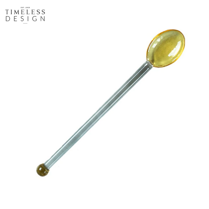 Suki Colored Glass Stirring Spoon