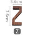 Walnut Wood Alphabet (A-Z)