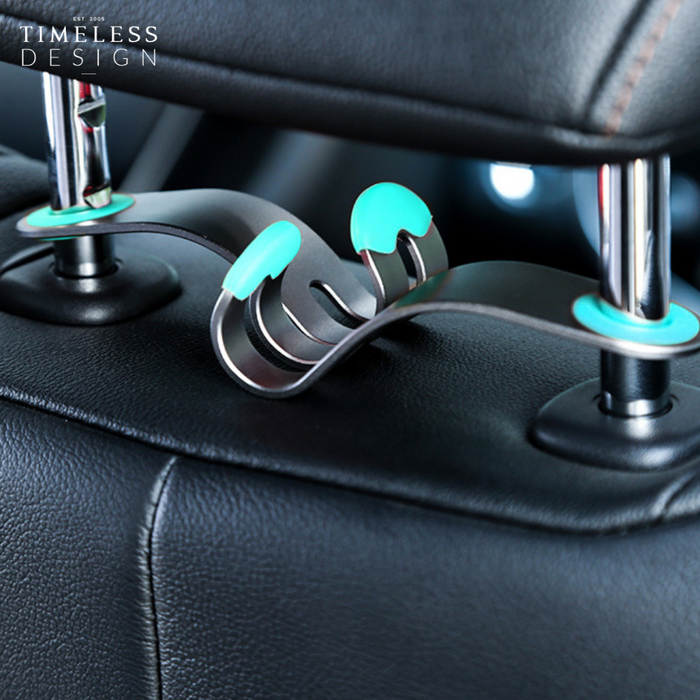 Zion Car Seat Headrest Hook Hanger (2pcs) l Hook Kerusi Kereta
