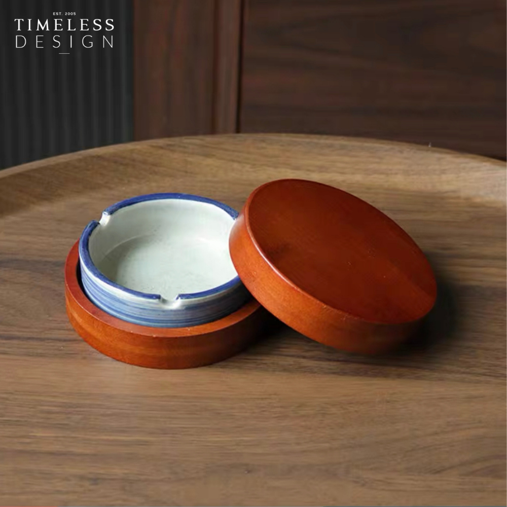 Zona Ceramic Ashtray with Cover l Bekas Rokok dan Penutup Malaysia l