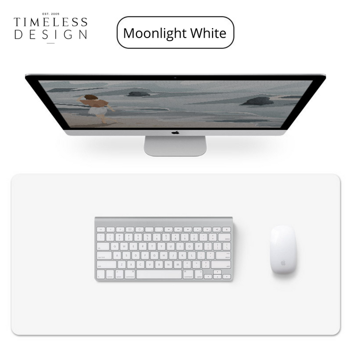 White Desk Pad / Mousepad